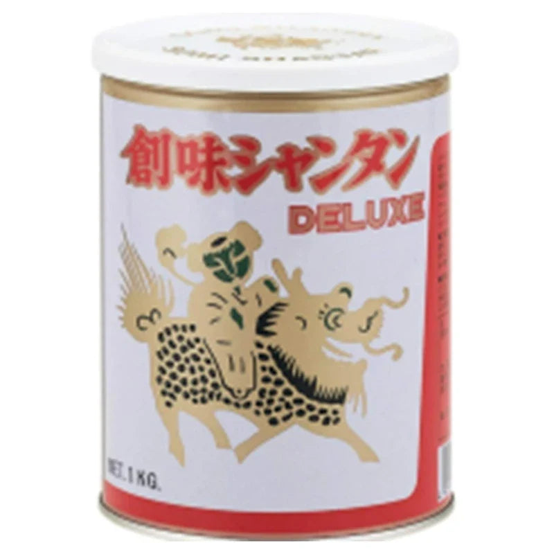 Somi Shokuhin Shantan Deluxe 1kg dry grocery package featuring a white plastic bag with Japanese text and branding.