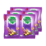 Dozo baked Japanese rice crackers with sweet potato, corn, and cheese, showing crispy snack snacks in a colorful package.