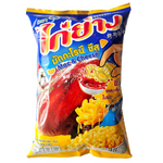 Kaiyang Crispy Snack Mac & Cheese, confectionery snack with crispy texture and cheesy flavor, in colorful packaging.
