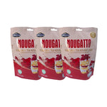 Nezline Nougatto Nougat Crisp snack with crunchy nougat pieces and caramel coating, packaged in a colorful wrapper.