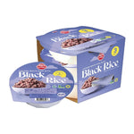 Otoki cooked black rice in 210g packages, stacked in a box, ready for cooking, part of Otoki dry grocery range.