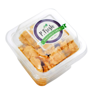 Pf Palm Sugar grocery product, showing a bag of palm sugar with textured brown crystals and the Pf brand label visible.