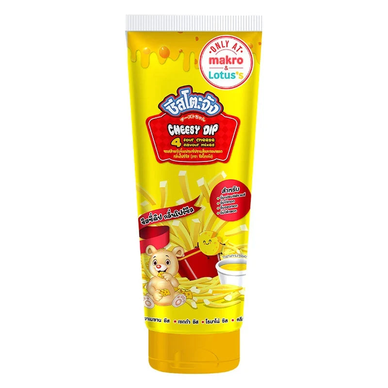 Cheesetojung Cheesy Dip 4 Cheese 300g in a jar, creamy and cheesy dry grocery product from CHEESETOJUNG.