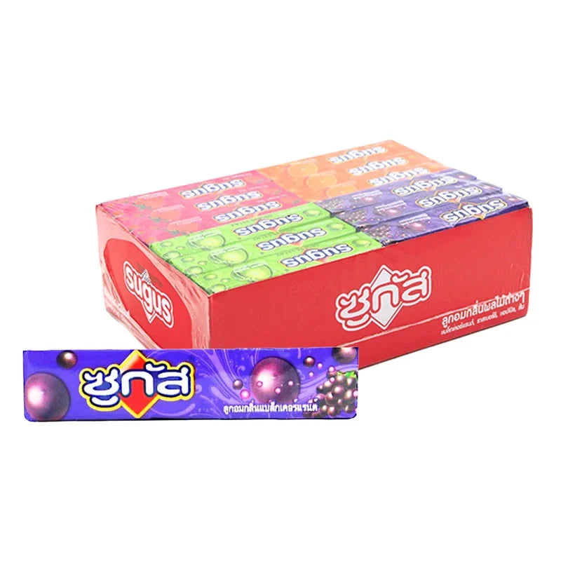 Sugus Soft Candy Mix in a 30g pack, colorful fruity confectionery from SUGUS, ideal for snack and dessert enjoyment.