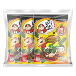 Taokaenoi Fried Seaweed Sukiyaki Soup snack packs, 20g x3, dry grocery, crispy seaweed snack with savory flavor, in colorful packaging