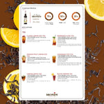 Bottle of Monin Lemon Tea Syrup in 700ml size, used for flavoring beverages, with a yellow lemon and tea leaves on the label.