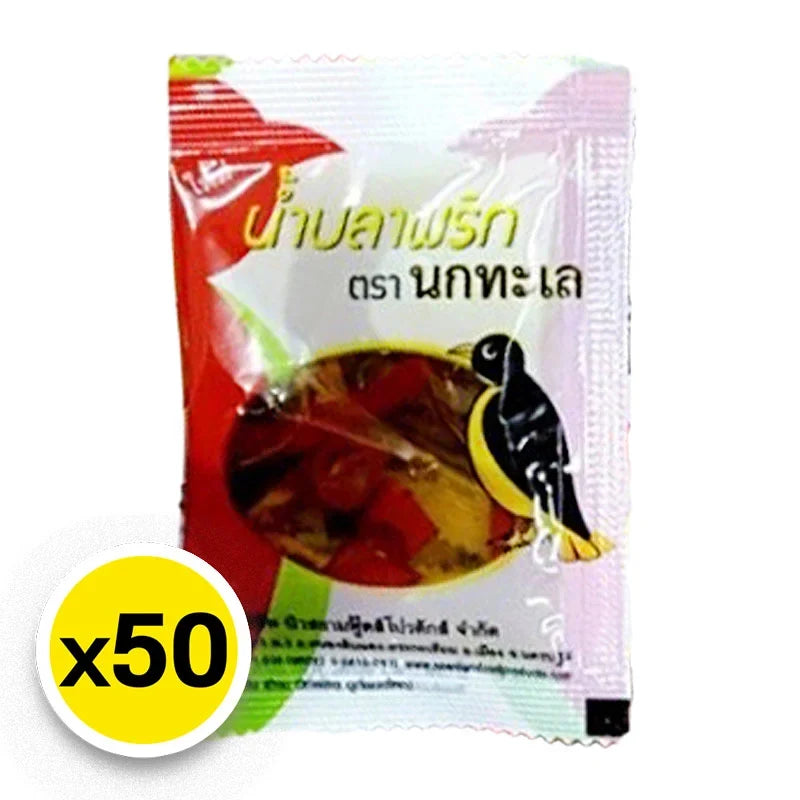SEA Bird Fish Sauce 8g packet, dry grocery product with vibrant packaging and product details visible in the image.