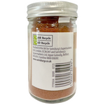 Sainsbury's paprika in a spice jar, vibrant red ground paprika spice for cooking and seasoning.