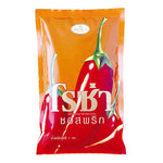 Roza Chili Sauce 1kg bottle from the dry grocery aisle, featuring a red chili sauce with a label displaying the Roza brand.