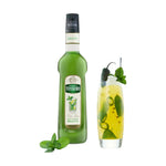 Mathieu Teisseire Mojito syrup 700ml bottle, ideal for making refreshing mojito cocktails and flavored beverages.