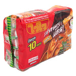 WAIWAI Pad Char Baby Clam Flavour instant noodles, 60g pack, dry grocery product, showing noodles and clam flavor seasoning.