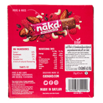 Nakd Berry Delight healthy snack bar with berry pieces and nut ingredients, natural and nutritious grocery product.