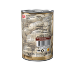 Ufc medium champignon mushroom in a grocery package, fresh white mushroom with brown cap and smooth surface