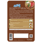 Fathai hot pot instant concentrated boat noodle soup in a bowl, ready to serve, with noodles and flavorful broth visible.