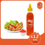 J-LEK Jae Lek Chili Sauce bottles, 235g, showing the colorful packaging and sauce inside in a dry grocery product image.