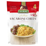 San Remo La Pasta Macaroni Cheese box showing the packaging with macaroni and cheese product label.
