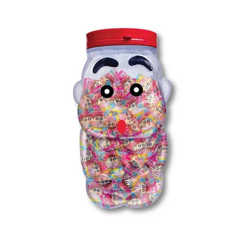 Shinchan Candy Strawberry 796.5g dry snack pack with colorful strawberry-flavored confectionery candies.