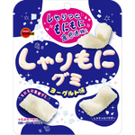 Bourbon Sharimoni Yogurt Aji Gummi confectionery snack with colorful gummy candies featuring yogurt and chili flavors.