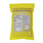 Khunshine Fried Garlic 500g jar, dry grocery product with crispy, golden fried garlic pieces in transparent container.