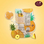 Sriwanna Pineapple with Chili and Salt 40g, dry grocery snack with spicy and tangy flavor, shown in a clear package.