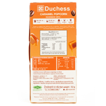 Duchess Caramel Popcorn Coffee Capsules for drink, 10-pack, featuring caramel popcorn flavor in individual capsules.