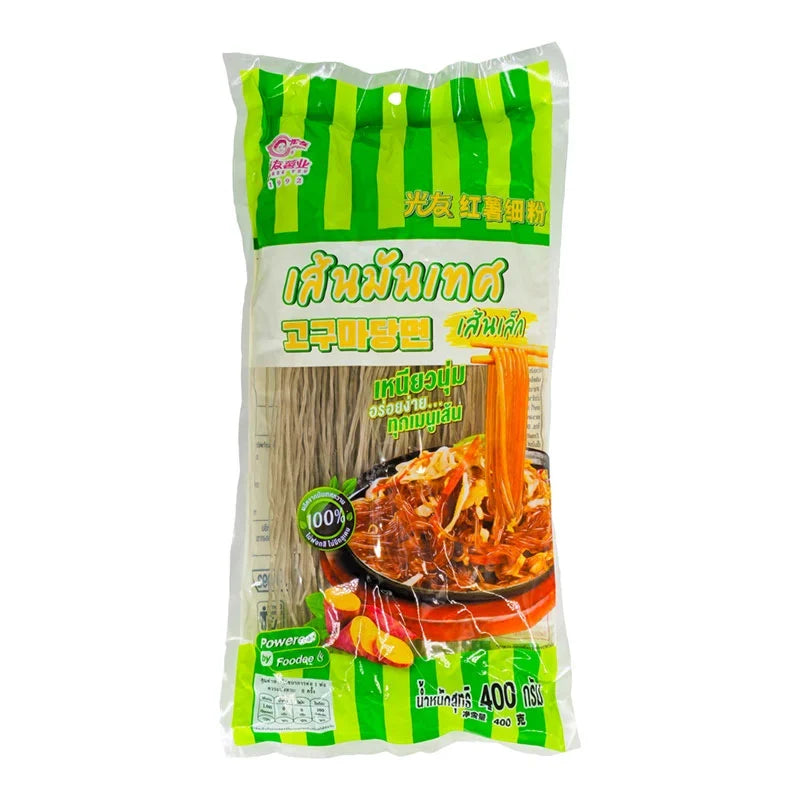 Guangyou Potato Noodle 400g package, dry grocery product with clear branding and packaging visible in the image.
