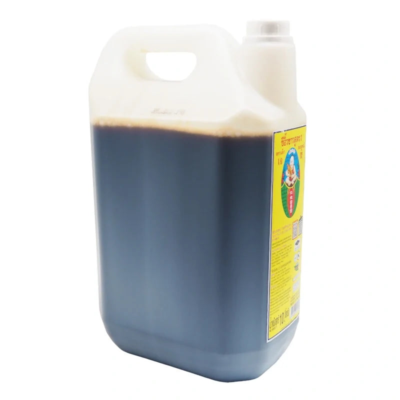 DEK SOM Boon Soy Sauce Formula 1 10kg container, dry grocery product from DEK SOM BOON featuring soy sauce in a large jar.
