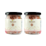 Zalt Himalayan Pink Salt in clear container with certification label, ideal for cooking and seasoning in dry grocery collection.