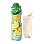 Teisseire Lemon Syrup 600ml bottle shown, ideal for adding lemon flavor to drinks and desserts in dry grocery.