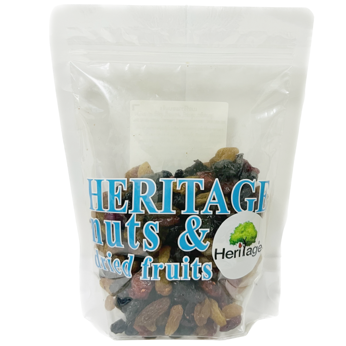Heritage Mixed Berry confectionery snacks in colorful packaging, showcasing a variety of berry-flavored candies and treats.