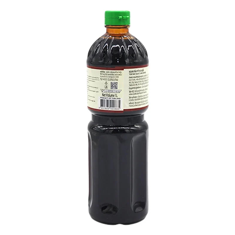 Aro Teriyaki Sauce 1L bottle, Japanese-style savory sauce for grilling and stir-fry dishes, in a clear plastic bottle.