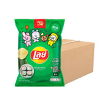 LAYS Classic Nori Seaweed snack pack, 69g x12, crispy seaweed snacks with savory flavor, ideal for healthy snacking.