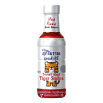 Tiger Smiles Soybean Curd Suki Sauce 590g in a jar, showcasing the dark, thick soy sauce with a smooth label.