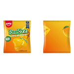 Amos Peelerz Gummy Yellow Mango snack bag, 608g, displaying bright yellow mango gummies in colorful packaging.