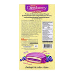 Dewberry blueberry fruit pie coating packet, 18.5g, dry snack and confectionery product by Dewberry for fruit pie toppings.