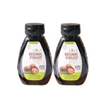 Zalt 100% Lo Han Guo syrup bottle, keto-friendly concentrated extract in a clear plastic container, ideal for dry grocery use