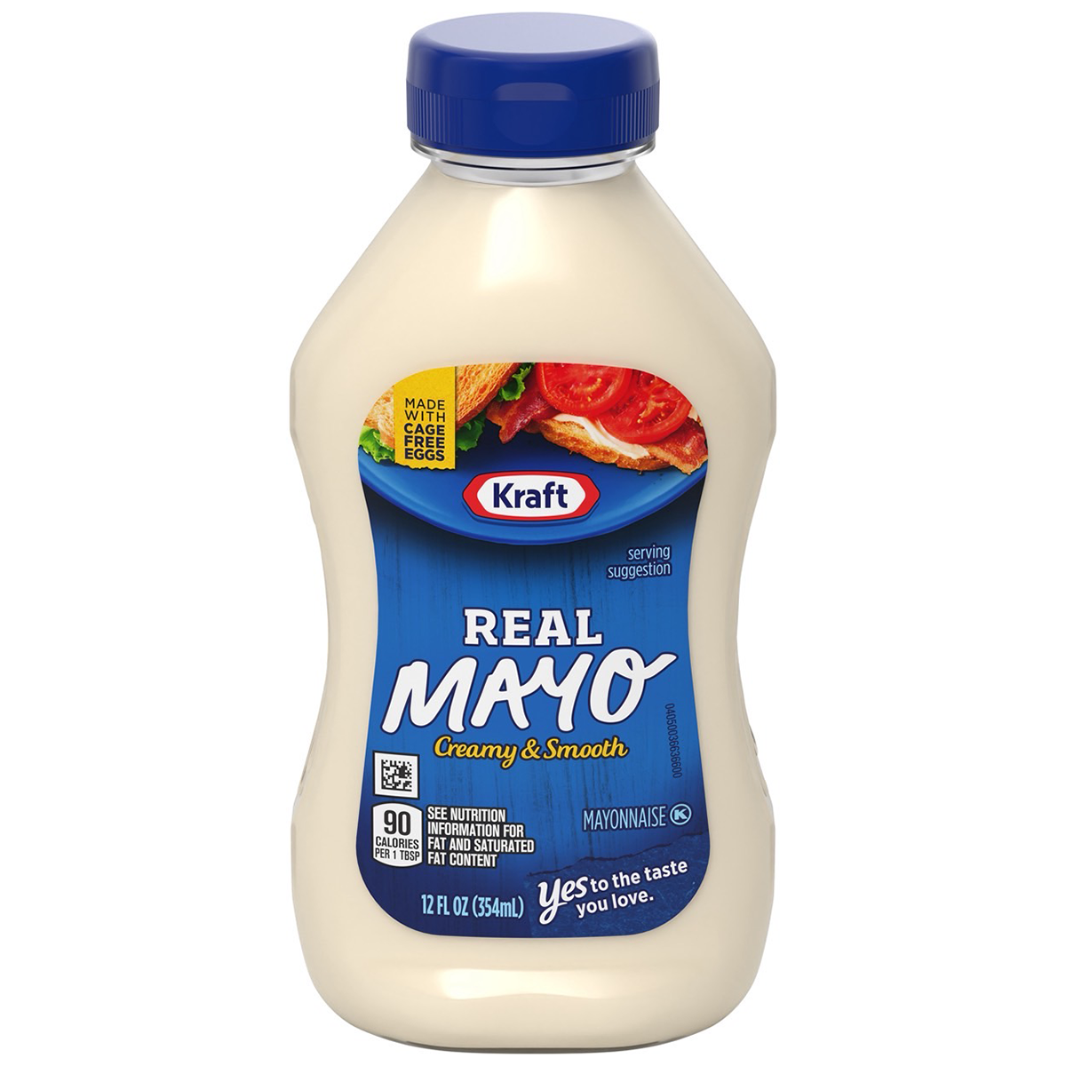 Creamy Kraft Real Mayo jar, a popular grocery condiment with smooth texture and classic white color, ideal for sandwiches and salads.
