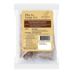 SiamSpice Palo Soup Set 50g, dry grocery product with spice mix in a clear packet, ideal for traditional Asian cuisine.