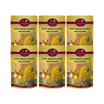 SRIWANNA soft dried mango pieces in a clear container, showcasing vibrant orange color and chewy texture for dry grocery shopping.