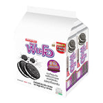 FUN O Sandwich Cookies filled with cookie and cream flavor, 40.5g, snack confectionery with creamy filling and crispy cookie layers.