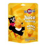 DR.BEAR Mango Gummy snacks in a 45g pack, shown in a box of ten for dry grocery and confectionery snack selection.