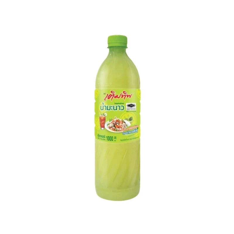 Bottle of TERMTIP Lime Juice in a 1L plastic container, used for cooking and flavoring in dry grocery products.