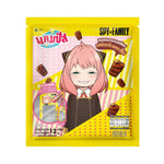 Campus Spy X Family card holder snack set featuring colorful confectionery snacks in a compact 12g package.
