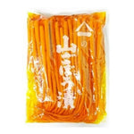 Shinshin Yama Gobo Mountain Burdock Root pickled in soy sauce, 1kg, dry grocery product with sliced burdock root in a jar.