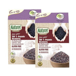Naturel Organic Riceberry rice in 1kg boxes, natural dry grocery product, showcasing two boxes of healthy, organic rice.