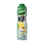 Teisseire Pina Colada flavored syrup in a 600ml bottle, sugar-free, ideal for drinks and cocktails in dry grocery category.