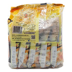 YUMYUM Soodded Instant Dried Noodles Spicy Triple Cheese 75g pack, savory spicy cheese flavor, multiple packs in the image