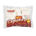 Campfire Marshmallows, soft and fluffy confectionery snacks, shown in a close-up image with a white background.