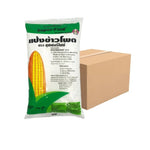 Unclebarns Whole Corn Flour Super-Fine Topping 1000g in a clear package, suitable for baking and cooking uses.