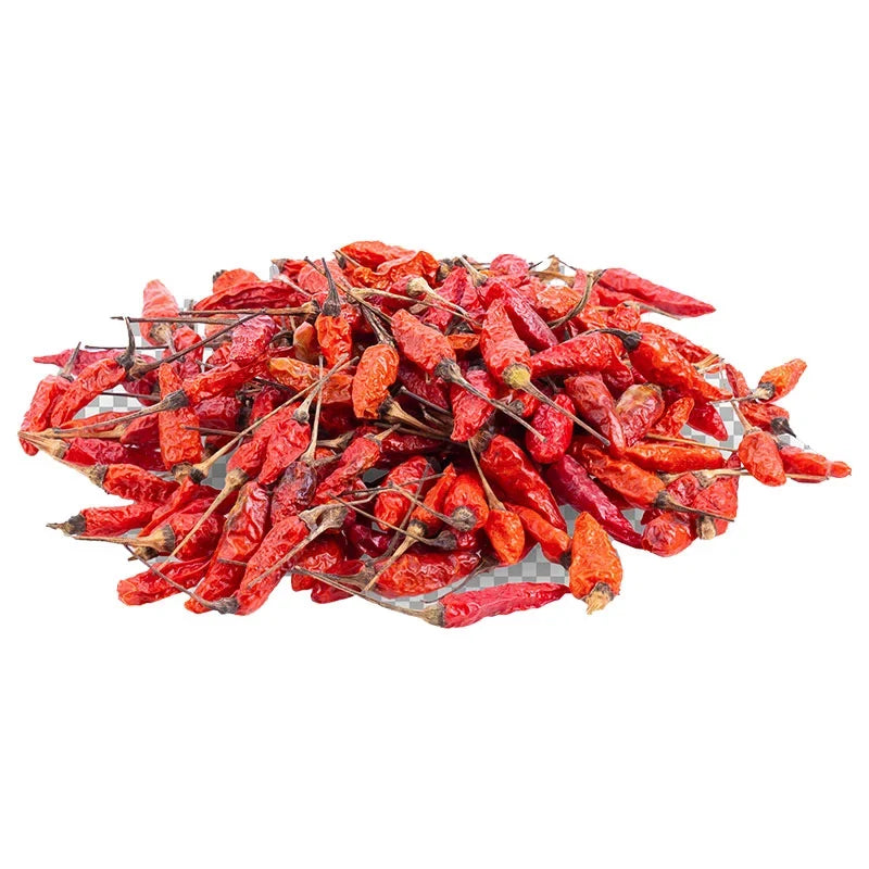 Makro Dried Karen Chili 100g, packaged in a box of 10, showcasing vibrant red dried chili peppers for cooking and spice.